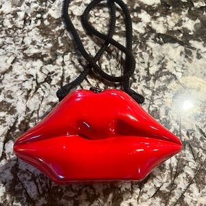 Timmy Woods Red Lips Purse